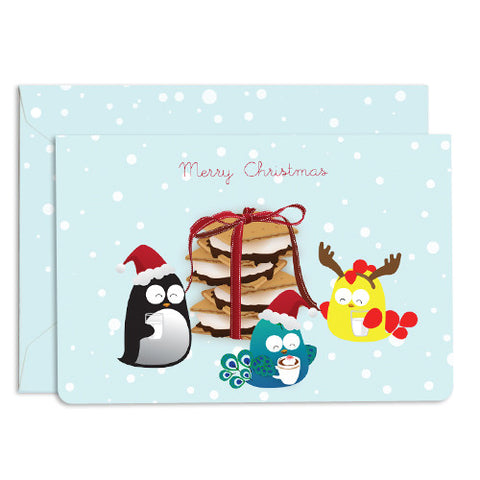 UFF Christmas preparation boxed note cards