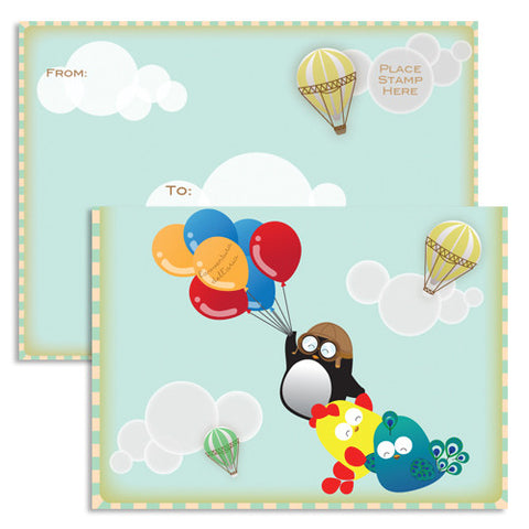 United Feathered Friends™ - Everyday Air Adventure Single Note Card