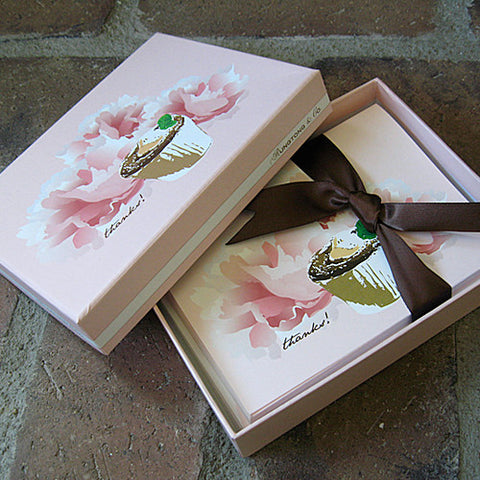 Dolce boxed thank you notes souffle