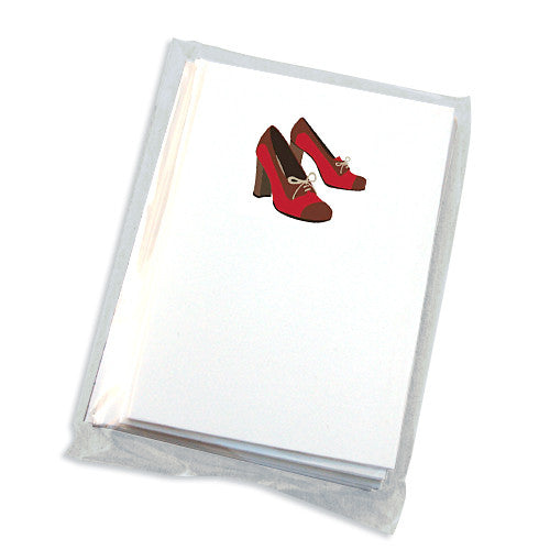 oxford shoe folded note card