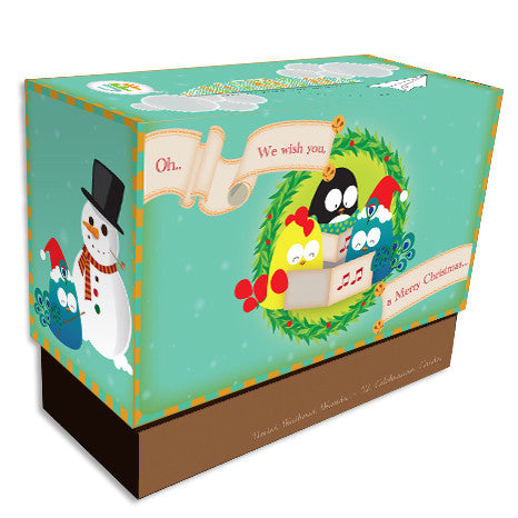 United Feathered Friends™ Boxed Note Cards - White Christmas