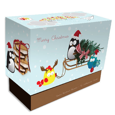 UFF Christmas preparation boxed note cards