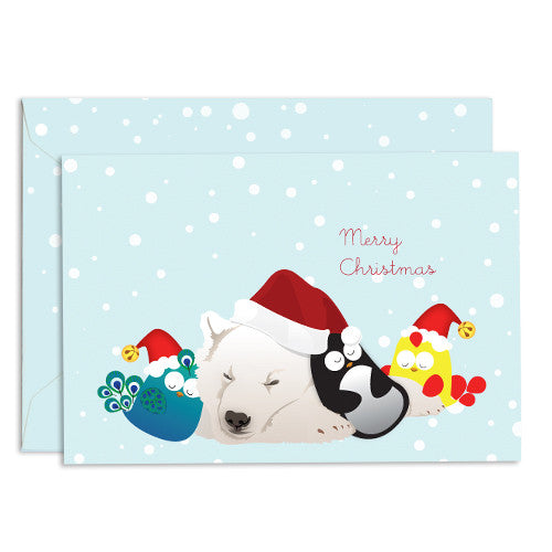 United Feathered Friends™ Christmas Friends Boxed Cards