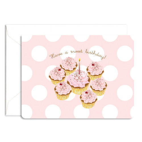 dolce cupcake note card