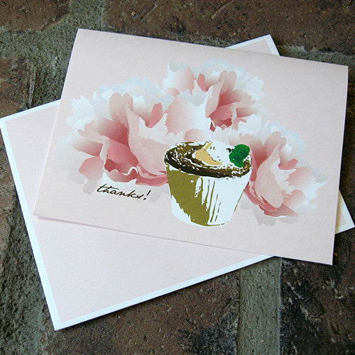 Dolce thank you card souffle