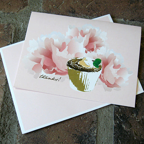 Dolce souffle thank you card