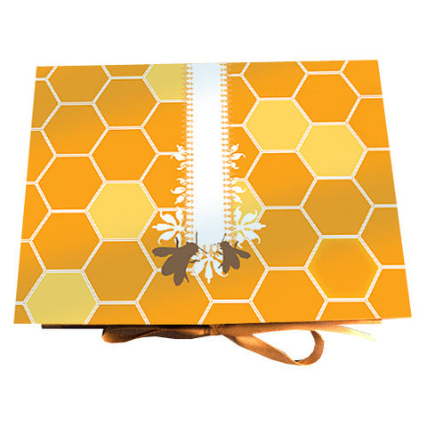 Signature Line Boxed Honey Bees Notecards in Honey